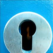Lock Blue Door