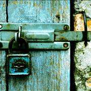 Old Wooden Door Lock